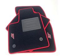 ASC tappetini auto compatibili con FOCUS IV ST LINE dal 2018-, Turnier, Active, Berlina 5 porte tappetti auto in moquette con bottoni e battitacco in gomma