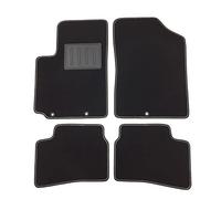 ASC Tappetini Auto Compatibili con Kia Picanto II 2011-2017, Moquette, Bordo Antiscivolo, Battitacco in Gomma