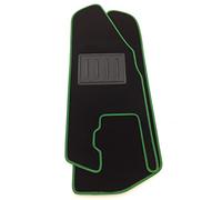 ASC Tappetini Auto Compatibili con Piaggio Ape 50, Battitacco in Gomma, Design Verde