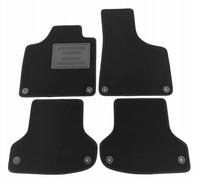 ASC tappetino tappeto tappetti auto compatibili con Audi A3 8P-8PA 2003-2013 II serie 3 porte e sportback tappeti auto in moquette,bottoni per ancoraggio,battitacco in gomma