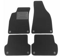 ASC tappetino tappeto tappetti auto compatibili con AUDI A4 B6-B7 2001-2007 berlina e stationwagon tappeti auto in moquette,battitacco in gomma
