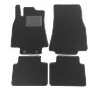 ASC tappetino tappeto tappetti auto compatibili con MERCEDES CLASSE B W245 2005-2011 tappeti auto in moquette con bordo antiscivolo e battitacco in gomma, Nero