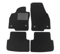ASC tappetino tappeto tappetti auto compatibili con VW WW TAIGO dal 2020 tappeti auto in moquette,bordo antiscivolo NERO, battitacco in gomma