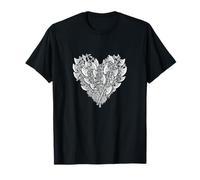 ASCE Nani a Forma di Cuore Love Fictional Vikings Maglietta