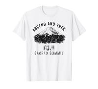 Ascend And Trek Fuji Sacred Summit - Design per Escursioni Maglietta