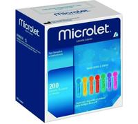 Ascensia Bayer Microlet Lancette Pungidito Colorate 200 Pezzi