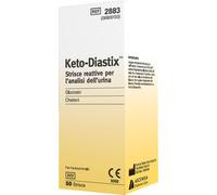 ascensia Keto-Diastix Strisce Reattive Test Glucosio e Corpi Chetonici nell'Urina 50 Pezzi