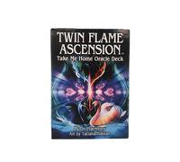 Ascensione della Fiamma Gemella da 10,4 x 7,3 cm Portami a Casa Mazzo Oracle Un Mazzo da 55 Carte Twin Flame Ascension