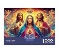 Ascensione Gesù Puzzle Adulti 1000 Pz Trinità santa Alta Qualità Per Regalo Per Lei Pezzi Robusti Distrazione Mentale Salotto 70x50cm/1000pcs