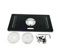 Ascensore del router for la lavorazione del legno e base dell'ascensore del router della piastra dell'inserto del tavolo del router in alluminio(Thickening Plate C)