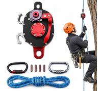 Ascensore E Discesa Con Azionamento Trapano, Utensile Sollevamento Pesante | Blocco meccanico della fune, controllo della discesa a frizione, coppia trapano 90-150 N·m, carico di 150kg per arboricoltura
