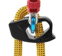 Ascensore manuale per arrampicata - Ascensore a mano regolabile per arrampicata su roccia, dispositivo di protezione contro le cadute con assorbimento degli urti e rilascio rapido per arboristi