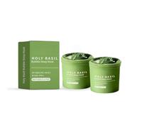 aschera Deep Bubble al Basilico Sacro - Confezione da 2 - Con estratto di Basilico Sacro e PHA per una pulizia profonda dei pori e il riequilibrio della pelle - 90 g x 2