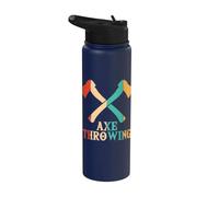 Ascia Lancio Ascia Lancio Concorso Gioco Axe Thrower Stainless Steel Insulated Water Bottle