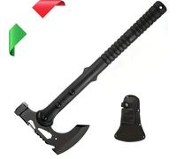 Ascia Martello Spacca Legna Multifunzione Accetta In Acciaio Professionale 38 Cm