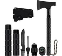 Ascia pieghevole multifunzionale da esterno - Nera