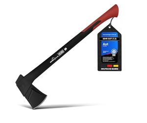 Ascia siwitec SN-250 incl protezione della lama, ascia da spacco con peso della testa di 250 grammi, ascia per spaccare il legno con manico in plastica rinforzata con fibra di vetro e lama in carbonio