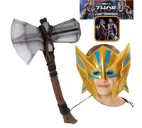 Ascia Stormbreaker e Maschera Thor Love and Thunder Martello Carnevale Marvel