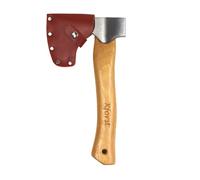 Ascia Xforst X-AG1, accetta in acciaio al carbonio forgiato. Accetta a mano in legno, con protezione lama in ver. Modello di ascia vichinga.