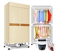 Asciuga Biancheria Da Interno Elettrico, Grande Capacità Asciuga Vestiti,pieghevole Asciugabiancheria Elettrico,asciugatrice Elettrica Da 560L Con Telecomando Per La Lavanderia Domestica