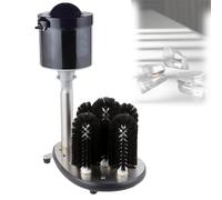 Asciuga Bicchieri Elettrico,Lavabicchieri Elettrico Professionale 1200 Bicchieri/Ora Con 5 O 8 Spazzole Per Lavaggio E Lucidatura,Adatto A Calici Da Champagne, Boccali Da Birra E Tazze ClassicModel