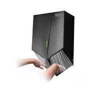 Asciuga mani, Asciugamani elettrico automatico a parete in ABS nero a forma di V