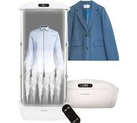 Asciuga Panni Elettrico Asciugatura Asciugatrice a vapore 900W Asciugatrice elettrica per vestiti con telecomando/scatola per aromaterapia integrata, asciugatura e stiratura automatica, temp