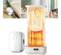Asciuga Panni Elettrico Asciugatura Asciugatrice a vapore 900w Macchina da stiro, asciugatrice domestica, stiratura a vapore automatica, rimozione degli odori, timer da 180 minuti, rimozione