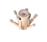 Asciuga scarpe con soffiatore di calore, design pieghevole e portatile, cubo di aromaterapia per ridurre gli odori, asciuga scarpe a 6 bracci per scarpe da ginnastica, guanti(Beige,US Standard)