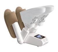 Asciuga scarpe elettrico, con timer da 240 minuti, 4 supporti, antibatterico, guantoni da boxe pieghevoli, scaldascarpe, asciugatura rapida per cappelli, calze da sci