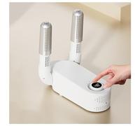 Asciuga Scarpe Elettrico Pieghevole, Asciugatore per Scarponi E Guanti Aria Calda a 360° Con 4 Modalità Timer, Asciugascarpe Pieghevole Per Scarpe Cappelli Calze Scarponi Da Sci