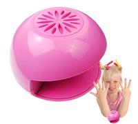 Asciuga Unghie Per Bambini, Tocco Portatile In PP 9,5x6,5 Cm | Ventilatore Ad Aria Per Lucidatura Regolare Ad Asciugatura Rapida, Mini Lampada Per Polimerizzazione Di Sicurezza Da 0,1 Kg Per Man
