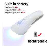 Asciuga Unghie UV LED - Lampada Smalto Gel Portatile - Strumento...