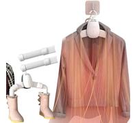 Asciugabiancheria e asciugascarpe elettrico portatile 2 in 1, mini stendibiancheria riscaldato con appendiabiti rimovibile, 2 livelli di asciugatura ad aria calda, stendibiancheria riscaldato