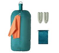 Asciugabiancheria Portatile, Stendibiancheria Elettrico Multifunzionale, Funzionamento Silenzioso, con Cappuccio di Asciugatura, Adatto per Viaggi e Lavanderia Domestica (green B)