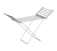 Asciugabiancheria Stendino Elettrico Pieghevole 144x53x96 cm in Lega di Alluminio Argento