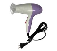 Asciugacapelli 1200 watt portatile da viaggio con beccuccio 2 velocità phon
