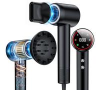 Asciugacapelli, 160.000 giri/min phon capelli professionale, asciugacapelli ionico da 200 utilizzato per asciugatura rapida, asciugacapelli silenzioso phon con diffusore e accessori