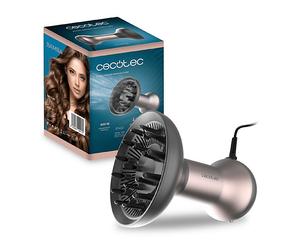 ASCIUGACAPELLI CECOTEC Cecotec Ionicare MagiCurls Grey 800 W con funzione ionica, 2 velocità e 3 temperature, Potenza 800 W, Livelli di temperatura 3, Tecnologia a ioni, Attacco diffusore