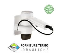 ASCIUGACAPELLI CON SUPPORTO A PARETE 1200 W COLORE BIANCO G.ALBATROS GEDY