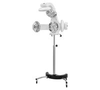 Asciugacapelli, cuffia da parrucchiere, 1300 W, con treppiede e 4 ruote, altezza regolabile 135 - 175 cm, temperatura regolabile 40 - 70 °C, per tintura, grasso, asciugatura