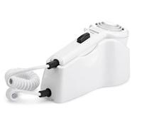 Asciugacapelli da Parete Hotel 1000W con Supporto Murale e Pulsante di Sicurezza Phon Compatto per Hotel B&B Casa Agriturismo Bagno Asciugacapelli a Muro con Cavo Spiralato ABS Termoresistente Bianco
