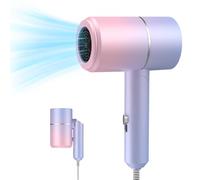 Asciugacapelli da Viaggio Pieghevole, 800W Phon Capelli da Viaggio, Phon Capelli Asciugacapelli Professionale da Viaggio, Maneggevole e Compatto per Salone e Casa