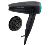 ASCIUGACAPELLI DA VIAGGIO PIEGHEVOLE, NERO; D1500 (REMINGTON) Qtà X 1
