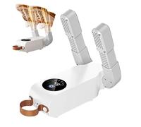 Asciugacapelli elettrico per scarpe,Supporto pieghevole per riscaldamento, stivali e guanti con timer a 5 livelli, per pioggia e inverno, palestra, attività all'aperto, campeggio, casa