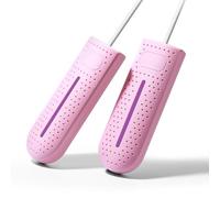 Asciugacapelli elettrico per stivali, scarpe per le stagioni delle piogge, asciugatura più calda per scarpe, guanti, calze e scarponi da sci (rosa)