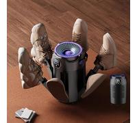 Asciugacapelli elettrico portatile con comandi digitali e funzione timer, circolazione dell'aria calda a 360°, per scarpe da ginnastica e scarpe da tutti i giorni
