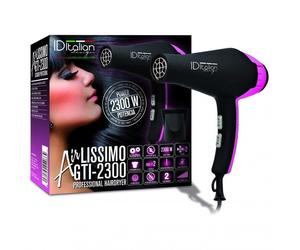 Asciugacapelli GTI Airlissimo dal design italiano 2300 W Nero/Rosa