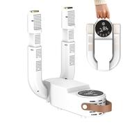 Asciugacapelli Intelligente Timer Scarpe, Asciugacapelli E Stivali Dissipazione Termica A 360°, Scaldascarpe Con Display a LED, Asciugacapelli Con Supporto Telescopico, H