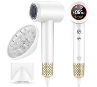 Asciugacapelli Ionico con Diffusore, Phon Capelli Professionale, Phon al Plasma da 400 Milioni, Motore Brushless da 110.000 giri/min per Asciugatura Rapida, 57dB Rumore Basso per Viaggio e Familiari